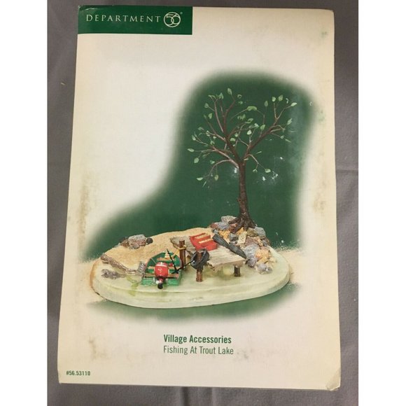 Department 56 Village Accessories "Fishing at Trout Lake" #56.53110 ©2003 - Picture 6 of 7